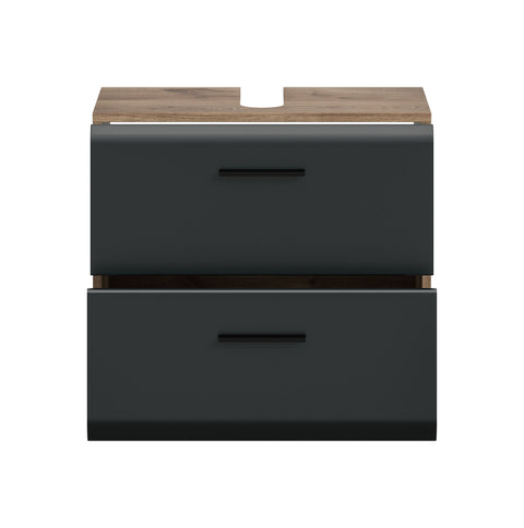 Rootz Washbasin Cabinet - Vanity Unit - Bathroom Storage - High-Quality MDF - 60cm x 54cm x 60cm