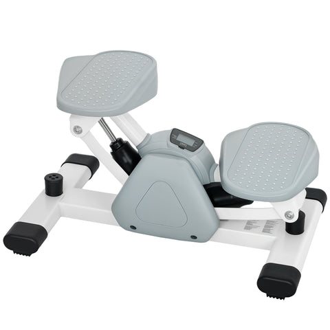 Rootz Mini-Stepper - Step Machine - Workout Equipment - Boosts Flexibility - Grey, White - 50.5cm x 31.5cm x 26cm