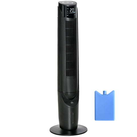 Rootz Column Fan Tower Fan - Air Cooler - 2-in-1 Fan - Remote Control, Timer, Swivel - 31.5cm x 31.5cm x 107cm - Keep Cool and Comfortable