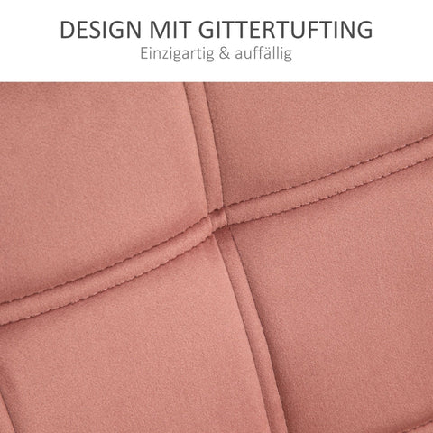 Rootz Scandinavian Style Lounge Chair - Upholstered Chair - Reading Chair - Rubberwood Legs - Velvet Surface - 67cm x 61.5cm x 71cm