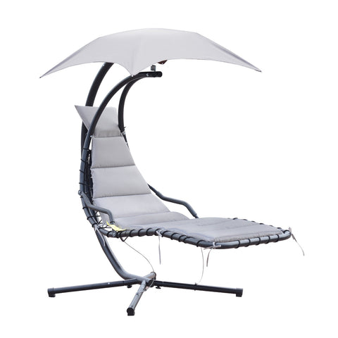 Rootz Hanging Lounger Schwingliege - Hollywood Swing - Garden Lounger - Ergonomic Comfort - 190cm x 115cm x 190cm