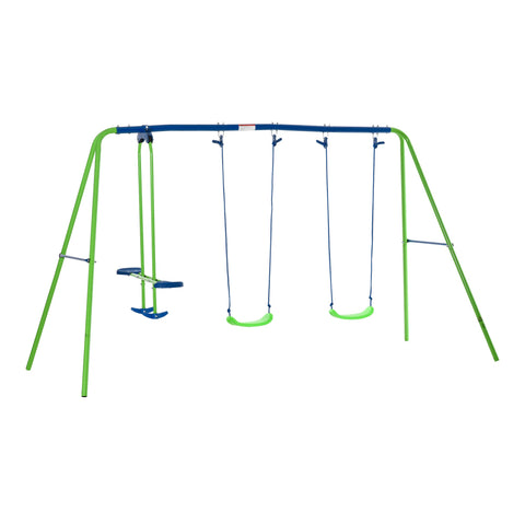 Rootz Rocking Frame for Outdoor Play - Children's Scaffolding - Kid's Swing Set - Promotes Motor Development - 280L x 140B x 178H cm