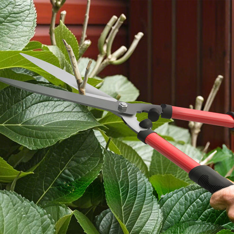 Rootz Hedge Trimmer Set - Garden Scissors - Pruning Shears - Effortless Gardening - Red+Black - Scissors 51.5x17.5x4cm, Shears 65x20x2.4cm
