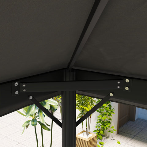 Rootz Gazebo Replacement Roof - Canopy Cover - Sunshade - UPF30+ Protection - 400cm x 300cm
