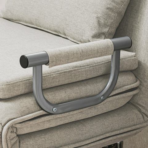 Rootz Bed Chair - Sofa Bed - Convertible Chair - Ultimate Comfort - 78cm x 72cm x 83cm (Armchair) / 75cm x 190cm x 38cm (Bed)