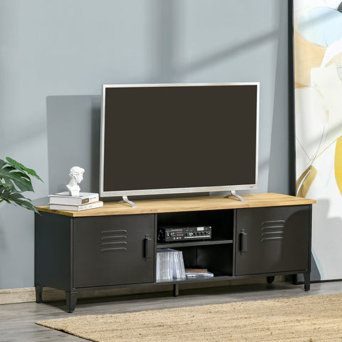Rootz TV Cabinet - TV Shelf - TV Table - Stylish & Functional Storage - 150cm x 40cm x 50cm