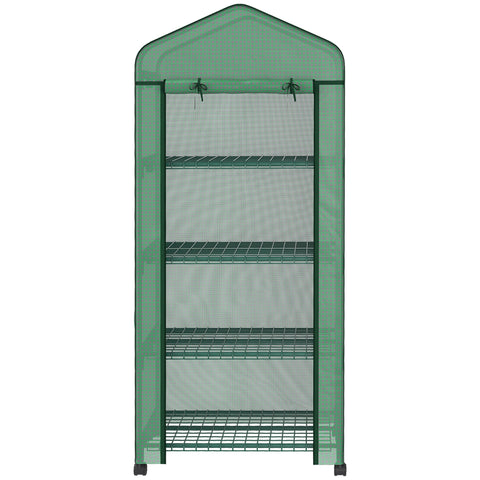 Rootz Foil Greenhouse - Mini Greenhouse - Plant House - Cold Frame - Weatherproof - 69 x 50 x 165 cm