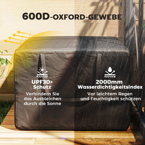 Rootz 384L Storage Bag - Moving Bag - Waterproof Carry Bag - Durable & Spacious - 80cm x 80cm x 60cm