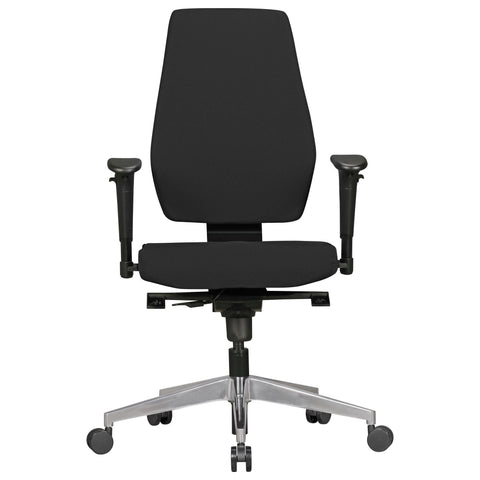 Rootz Office Chair - Swivel Chair - Height Adjustable - Ergonomic Lumbar Support - Comfortable Padding - Adjustable Armrests - 101cm-119cm x 63cm x 47cm