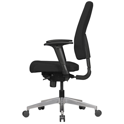 Rootz Office Chair - Swivel Chair - Height Adjustable - Ergonomic Lumbar Support - Comfortable Padding - Adjustable Armrests - 101cm-119cm x 63cm x 47cm