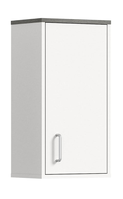 Rootz Los Angeles Wall Cabinet - Wood Material - White - Space-Saving - Approx. 32x60x21 cm. Sustainable - Timeless Design - FSC Certified