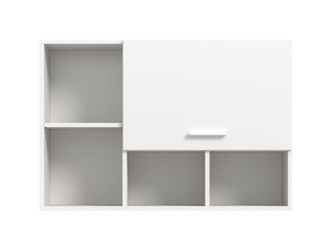 Rootz Wall Cabinet - Storage Cupboard - Shelving Unit - Quick Installation - 95cm x 64cm x 34cm