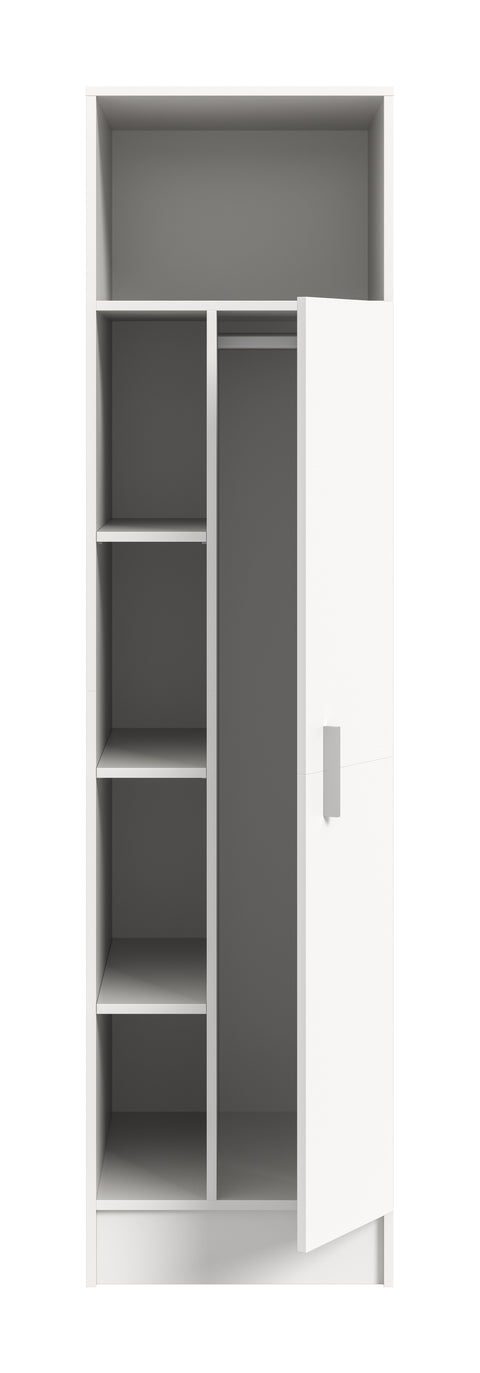 Rootz Universal Cabinet - Storage Wardrobe - Closet Organizer - Versatile Design - 50x195x62 cm