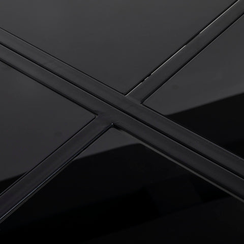 Rootz 5-Part Garden Furniture Set - Garden Seat Group - Outdoor Dining Group - Weather-Resistant - 120cm x 120cm x 72cm - 4 Chairs & Table