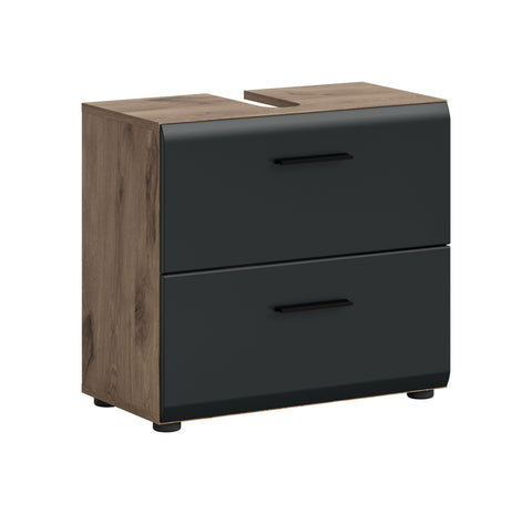 Rootz Washbasin Cabinet - Vanity Unit - Bathroom Storage - High-Quality MDF - 60cm x 54cm x 60cm