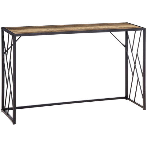 Rootz Console Table - Hallway Table - Industrial Design - Sturdy Metal Frame - 120cm x 35cm x 75cm