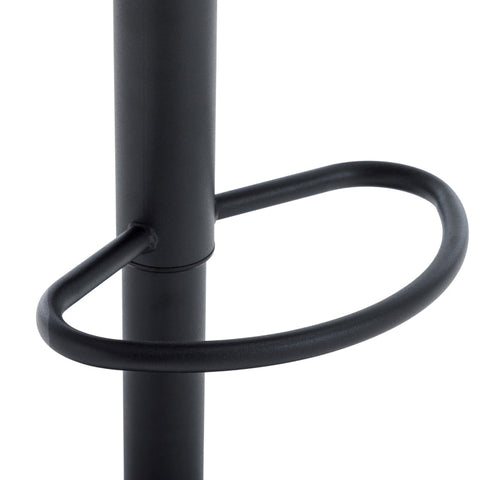 Rootz Set of 2 Velvet Bar Chairs - Bistro Stools - Ergonomic Seating - 360° Rotatable - 56cm x 41cm x 88-108cm