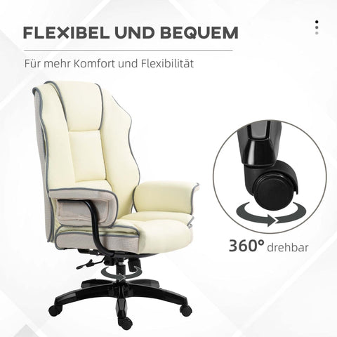 Rootz Ergonomic Office Chair - Computer Chair - Executive Chair - Maximum Comfort - 76cm x 80cm x 118-124cm