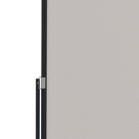 Rootz Zijluifel - Zijblind - Uitschuifbaar - Expansieschroeven - Privacyscherm - Aluminium - Polyester - Lichtgrijs - 300L x 140H cm