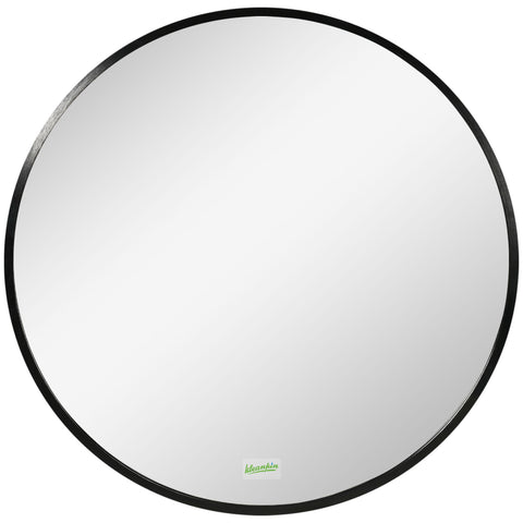 Rootz Round Wall Mirror - Bathroom Mirror - Bedroom Mirror - Timeless Design - Ø50cm x 2cm