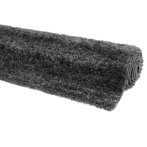 Rootz Shaggy Rug Anthracite - Fluffy Carpet - Luxurious Rug - Durable and Easy-Care - 170cm x 120cm x 4cm