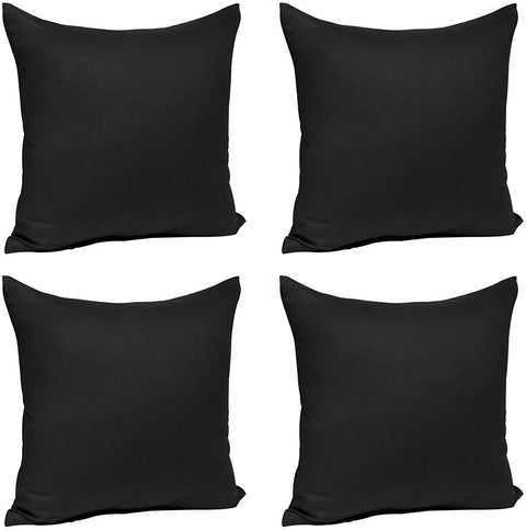 Rootz 4 Piece Pillow Covers Set - Cushion Covers - Decorative Pillow Covers - Skin-friendly Cotton - 30x30cm