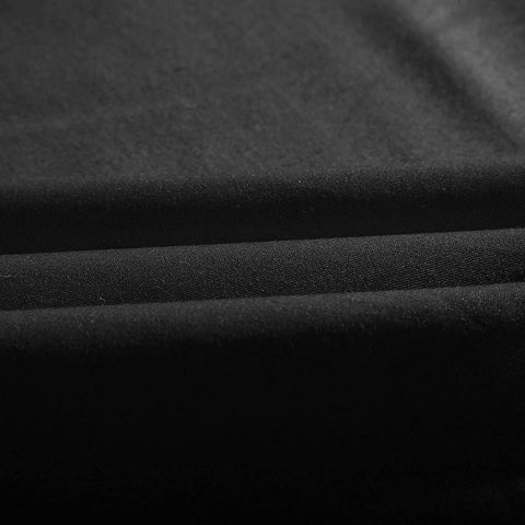 Rootz Black Pillow Cover Set - Cushion Covers - Decorative Sofa Covers - Breathable Cotton - 4 Pack - 30x50 cm