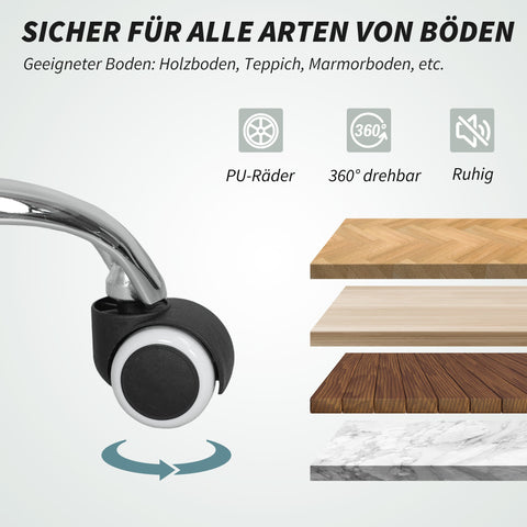 Rootz Massage Office Chair - Executive Chair - Ergonomic Seats - Massage Function - Black - Includes Footrest - Adjustable Height - 64cm x 70cm x 118cm