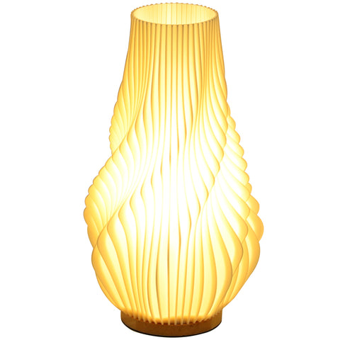 Rootz Smart Table Lamp with App Control - Alexa Lamp - Voice-Controlled Light - 3D Printing - 20cm x 20cm x 34.5cm