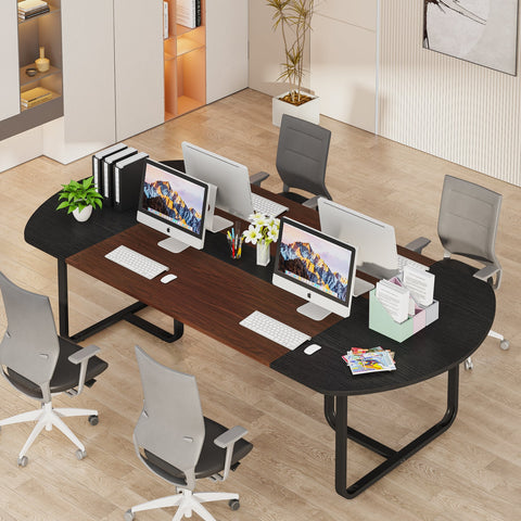 Rootz Executive Desk - Office Desk - Workstation Table - Elegant Design - 180 cm Width x 90 cm Depth x 75 cm Height