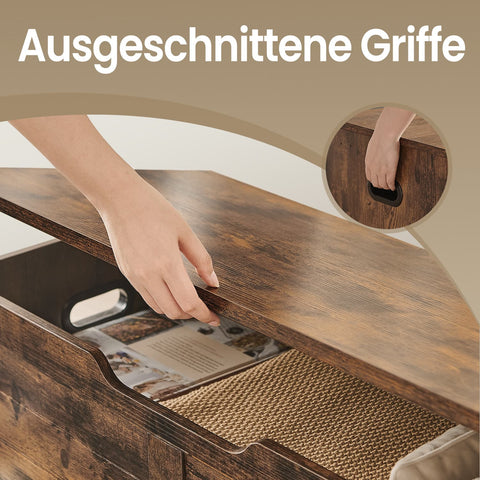 Rootz Shoe Bench - Bench with Storage Space - Seat Chest with Hinges - Organize & Store - 40cm x 80cm x 46cm