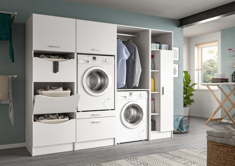 Rootz Universal Cabinet - Storage Wardrobe - Closet Organizer - Versatile Design - 50x195x62 cm