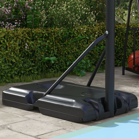 Rootz Basketball Hoop - Adjustable Sports Equipment - Mobile Stand - Weatherproof - 71cm x 2.5cm x 45cm - Perfect for All Ages and Skill Levels