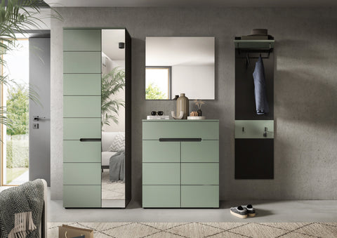 {"title":"Rootz Wardrobe Combination - Storage Solution - Space Organizer - Stylish Green - 220x190x37cm"}