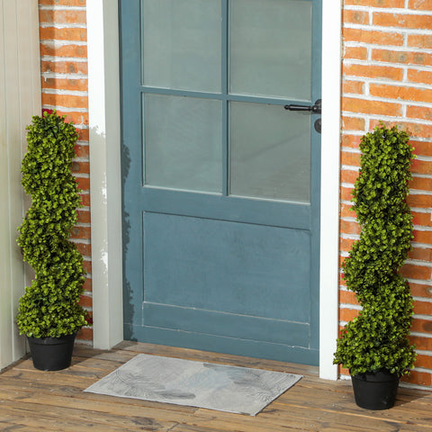 Rootz Set of 2 Decorative Artificial Plants - Fake Plants - Faux Plants - UV Resistant - 90cm