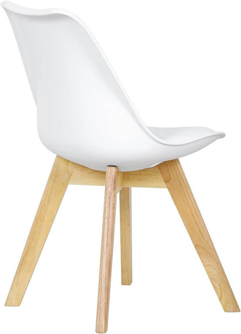 Rootz Dining Chair - Ergonomic Chair - Comfortable Seating - High-Density Foam - Stable - Floor Safe - Easy Assembly - 82cm x 48cm x 40.5cm