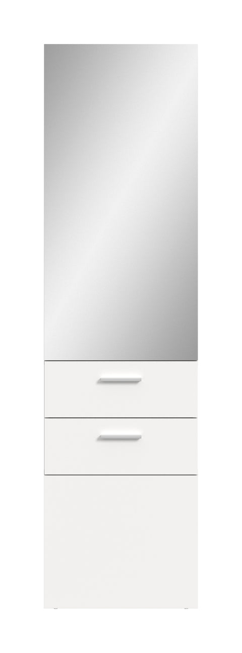 Rootz Wardrobe Panel - Coat Rack - Hallway Organizer - Space-Saving Design - 52x190x36 cm