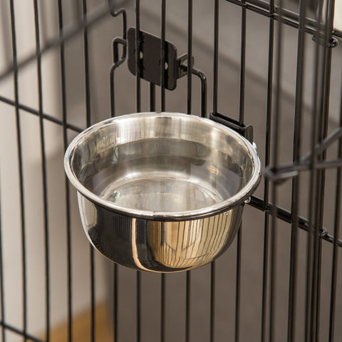 Rootz Bird Cage on Stand - Aviary - Bird House - Portable & Easy Cleaning - 50 x 58 x 137/145 cm