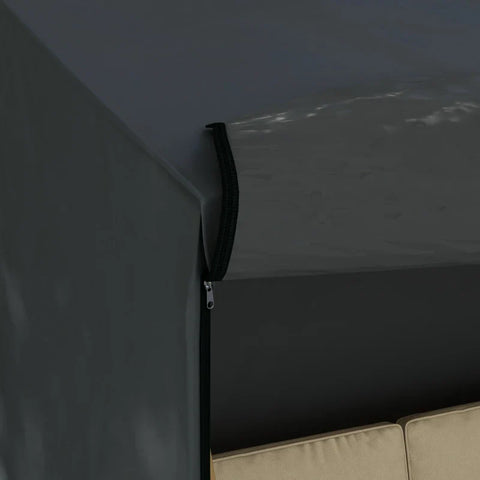 Rootz Swing Cover - Waterproof - Polyester - Uv Radiation - Long-lasting Protection - Robust Seams - Oxford Polyester - Black - 220x125x172cm