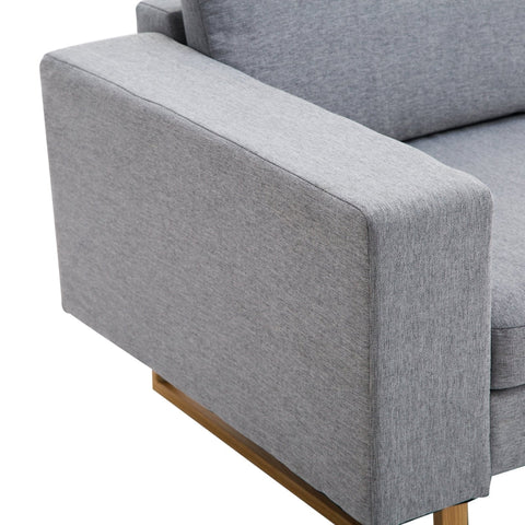Rootz 2-Seater Sofa - Compact Couch - Loveseat - High Comfort - Durable Build - 145cm x 82cm x 78cm