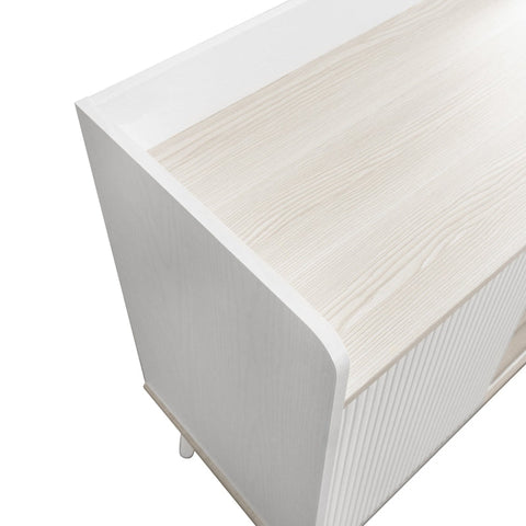 Rootz Modern Sideboard - Storage Cabinet - Elegant Buffet Table - Ample Storage - 117.5L x 40W x 80H cm