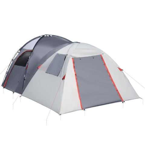 Rootz Camping Tent for 4-5 People - Family Tent - Outdoor Shelter - Two Interiors - Water-Repellent - Enhanced Ventilation - 490cm x 250cm x 185cm