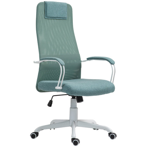 Rootz Rotating Office Chair - Ergonomic Lumbar Chair - Adjustable Desk Chair - Thick Foam Support - 58 x 61 x 115-125 cm