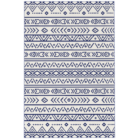 Rootz Outdoor Carpet - Weatherproof Rug - Boho-Style Mat - Easy Clean - 182cm x 274cm - Perfect for Camping, Beach, and Picnics