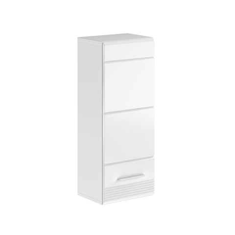 Rootz Wooden Bathroom Wall Cabinet - White - FSC Certified - Timeless Design - 30cm x 77cm x 23cm
