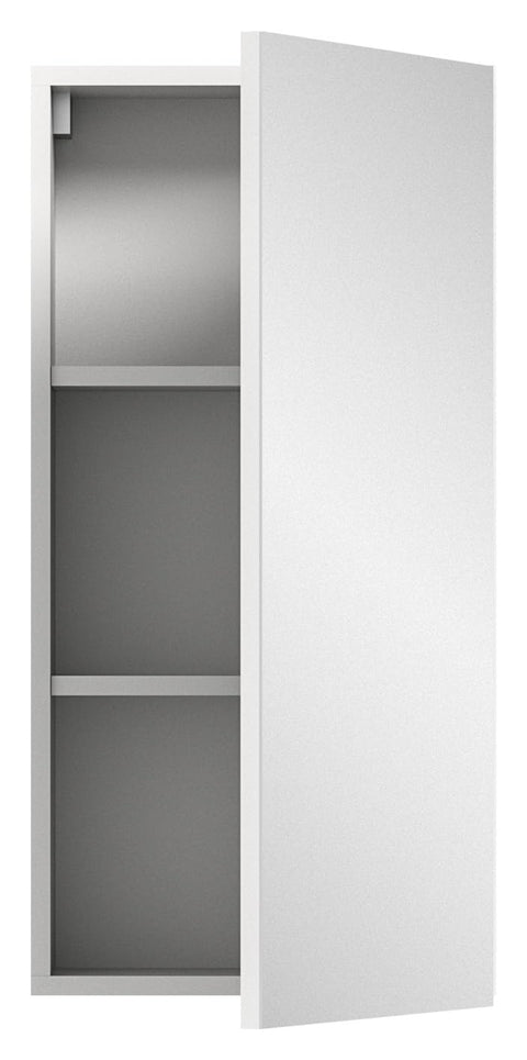 Rootz Vira Mirror Cabinet - White - Bathroom Storage - Modern Design - 38cm x 77cm x 18cm