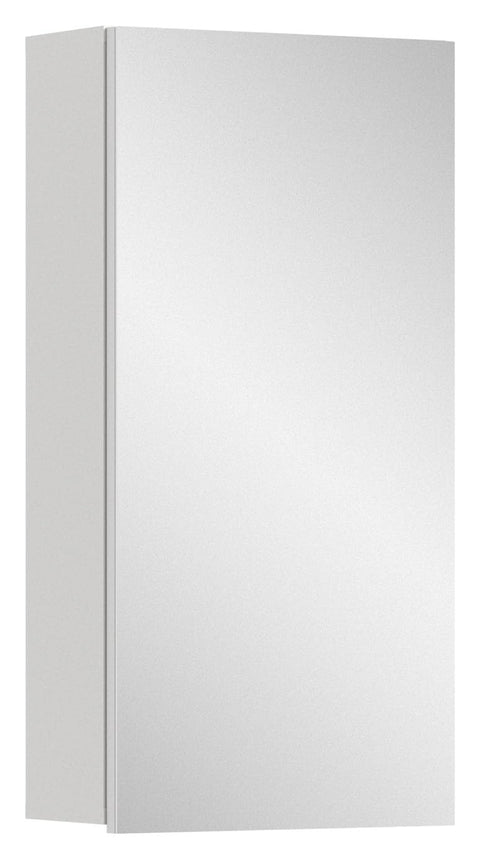 Rootz Vira Mirror Cabinet - White - Bathroom Storage - Modern Design - 38cm x 77cm x 18cm