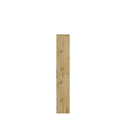 Rootz Wood Material Wardrobe - Artisan Oak Nb - Systematic Storage - 91cm x 193cm - FSC Certified - 2 Piece Set