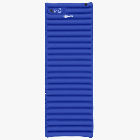 Rootz Camping Air Mattress - Sleeping Pad - Inflatable Mattress - Waterproof Polyester - 195cm x 70cm x 10cm