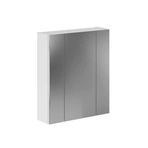 Rootz Bathroom Furniture Set - Sink Base Cabinet - Mirror Cabinet - Wood Material - White - Eco-Friendly - 120cm x 50cm x 180cm